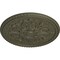 Ekena Millwork Bradford Ceiling Medallion (Fits Canopies up to 6 5/8"), Hand-Painted Witch Hazel, 32 5/8"OD x 2"P CM32BRWHF - alternate 4